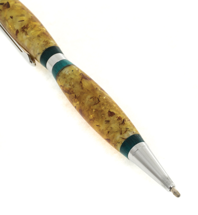 Ручка из янтаря "Призма"
