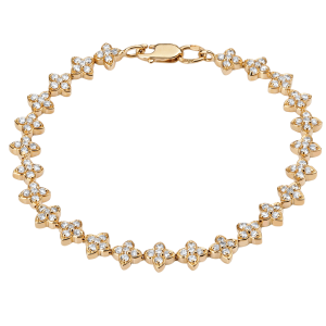 Браслет ELEGANCE из красного золота с бриллиантами