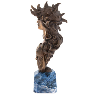 Авторская скульптура из бронзы "Морская нимфа"