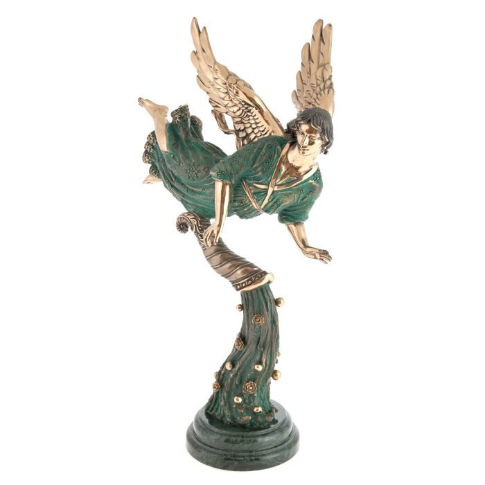 Авторская скульптура из бронзы "Щедрый ангел"