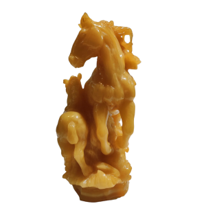 Статуэтка из янтаря "Лошадь с жеребенком"