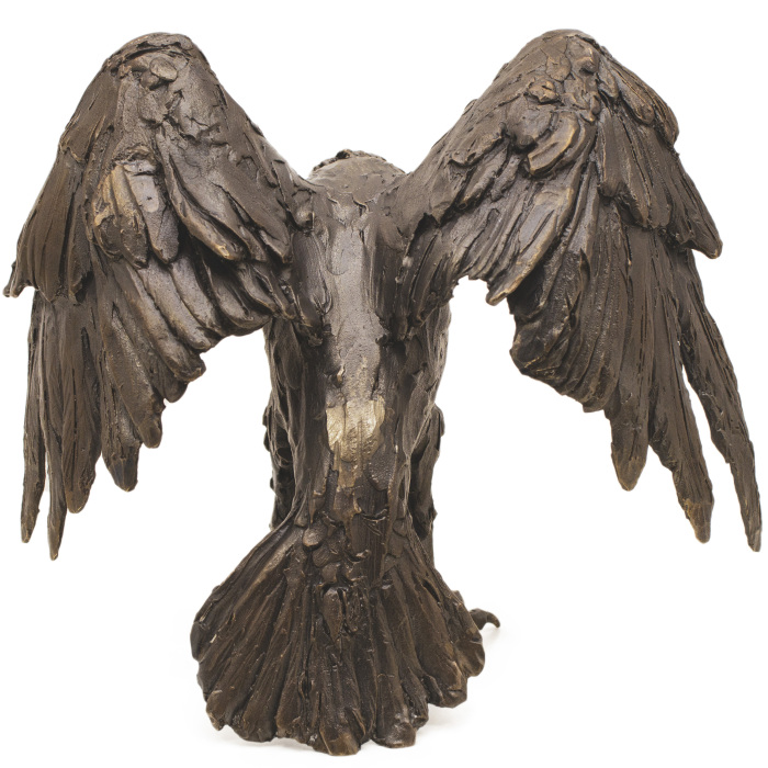 Скульптура из бронзы "Ворон"