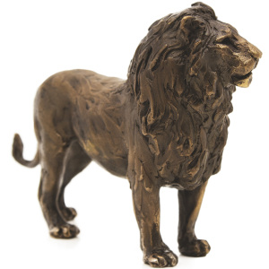 Скульптура из бронзы "Лев"