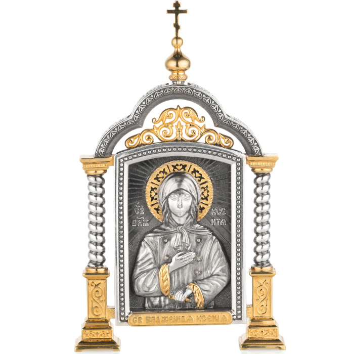 Парадная икона "Святая Ксения"