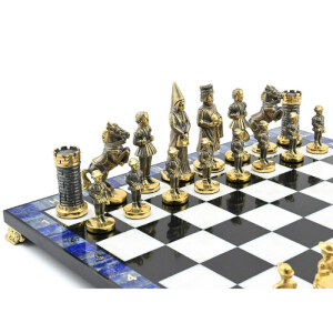 Подарочные шахматы из лазурита "Камелот"