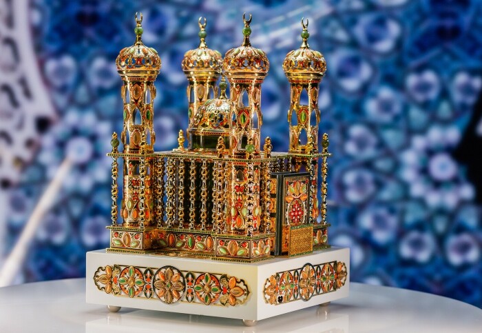 Светильник-мечеть "Чор-Минор" с Кораном и чётками, Златоуст