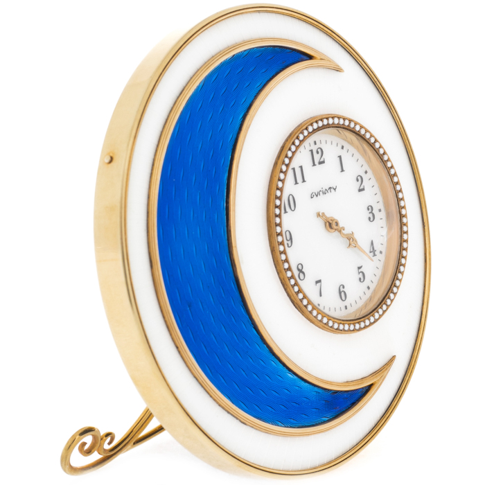 Exclusive table clock-"Crescent Moon" frame