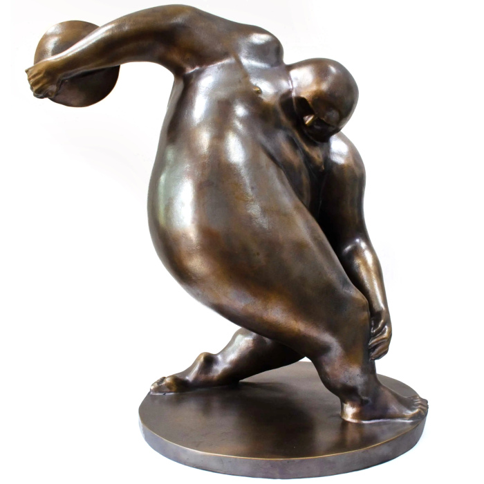 Авторская скульптура из бронзы "Дискобол"