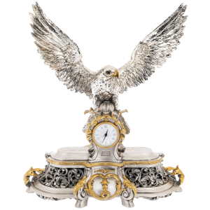 Часы "Орёл" с серебрением и золочением