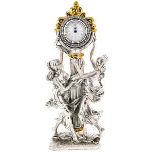 Часы "Хранители времени" с серебрением и золочением