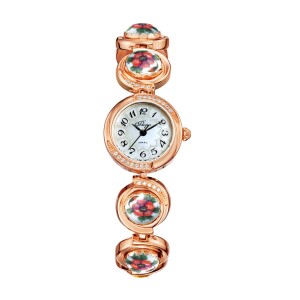 Lincor Flora Otrada Gold Quartz Wrist Watch