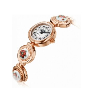 Lincor Flora Otrada Gold Quartz Wrist Watch