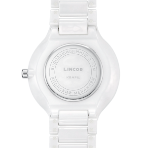 Lincor Uni White Quartz Wrist Watch