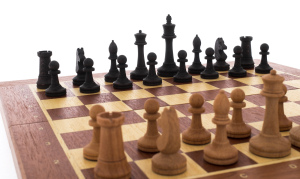 Шахматы складные из махагона "Классика"
