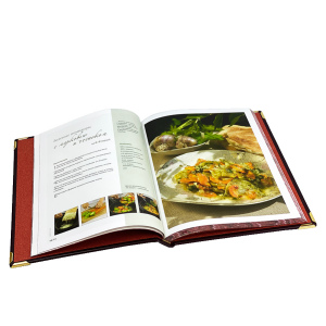 Книга в кожаном переплете "100 лучших блюд кавказской кухни."