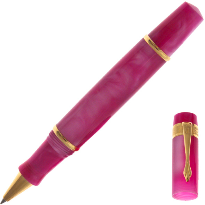 Ручка-роллер Ancora "Перла розовая с золотом (PERLA PINK GOLD)"