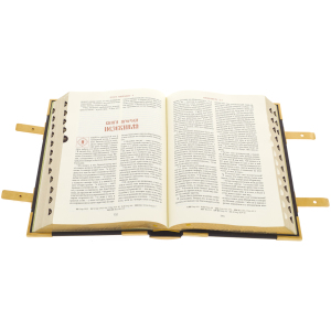 Библия в окладе с фианитами и эмалями, Златоуст