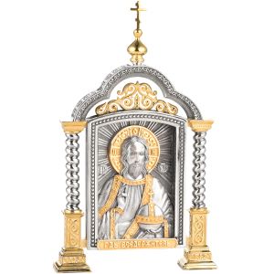 Парадная икона из серебра "Господь Вседержитель"