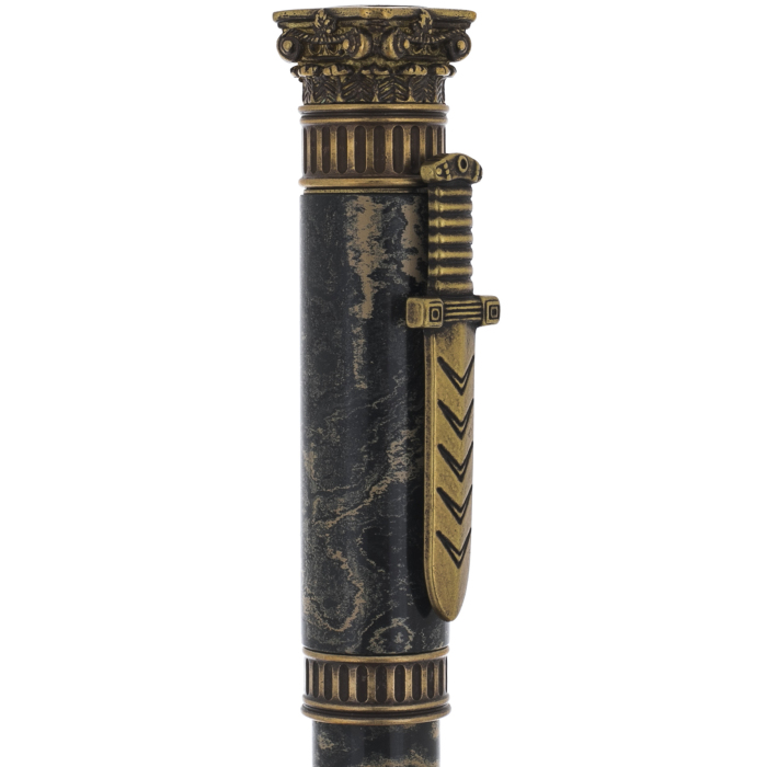 Ручка-роллер из капа тонированной березы "Зевс"