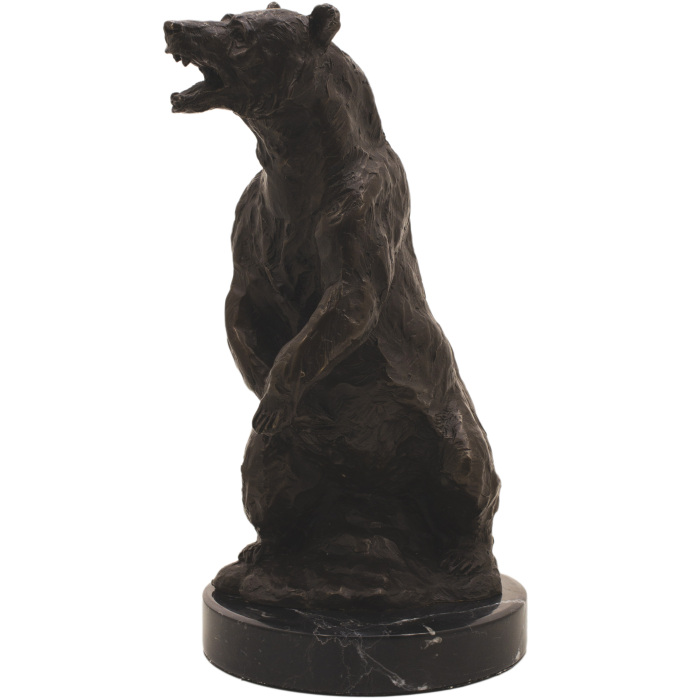 Скульптура из бронзы "Медведь"