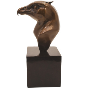 Скульптура из бронзы "Бюст Орла"