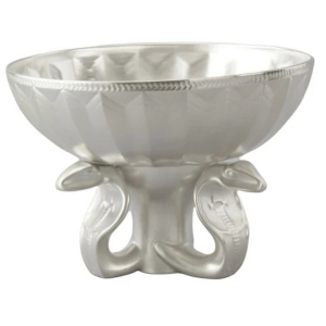 Настольная ваза для цветов "Древний Египет" серебро,  в коробке