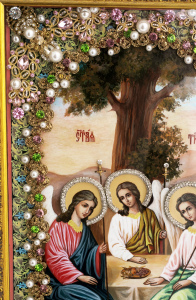 Икона "Святая Троица" (живопись)