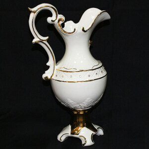 Jug "Branch" with gold and Swarovski crystals