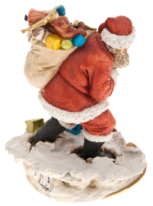 Статуэтка "Санта Клаус с мешком подарков"