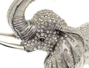 Скульптура "Слон" со стразами