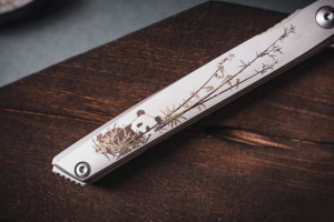 Нож складной NC Custom Stylus "Панда" (AUS-10, сталь)
