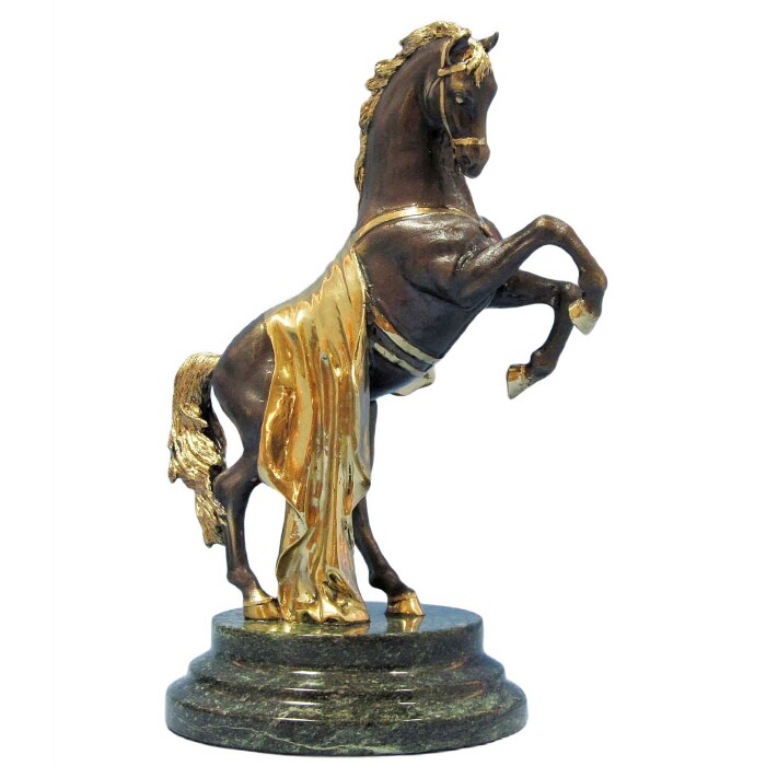 Статуэтка бронзовая "Игривый конь"