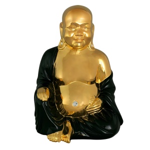 Статуэтка "Bellly Buddha" золотая с черным