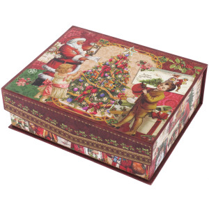 Коробка подарочная Mister Christmas 25x20x8см
