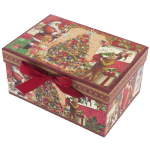 Коробка подарочная Mister Christmas 26x18x14см