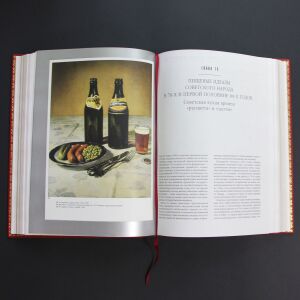 Книга в кожаном переплете "Кухня века."