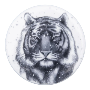Шкатулка из костяного фарфора "Идиллия" с рисунком "Тотем. Тигр"