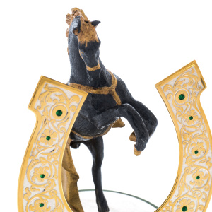 Статуэтка конь с подковой "На удачу"