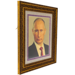 Картина на золоте "Путин Владимир Владимирович"