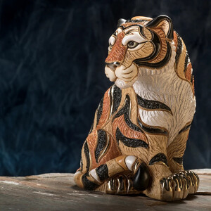 Статуэтка керамическая "Сидячий тигр"