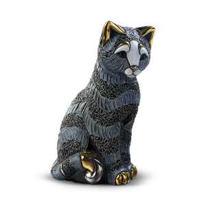 Статуэтка керамическая "Полосатый кот"