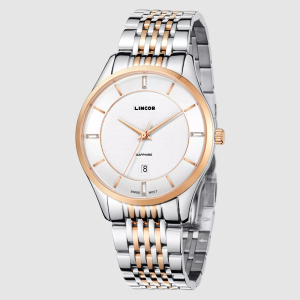 Lincor UNI Quartz Wristwatch in Gold and Silver