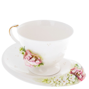 Набор чайный "Император цветочный" с пионом и сиренью, на 6 персон