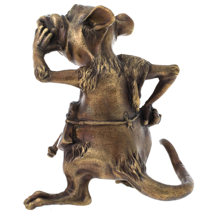 Статуэтка бронзовая "Крыса" из серии "Восточный календарь"