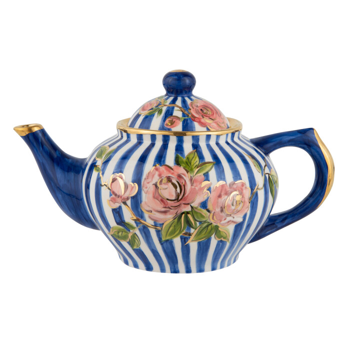 Чайник керамический "Цветы"
