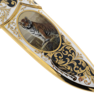 Нож сувенирный Тигр", Златоуст