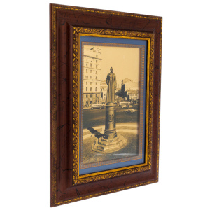 Картина на золоте "Лубянская площадь"