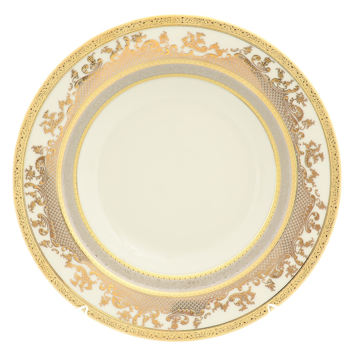 Набор глубоких тарелок Falkenporzellan "Cream Gold" на 6 персон