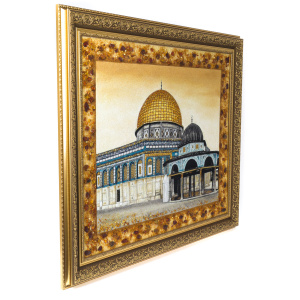 Панно из янтаря "Мечеть Эль-Марвана"
