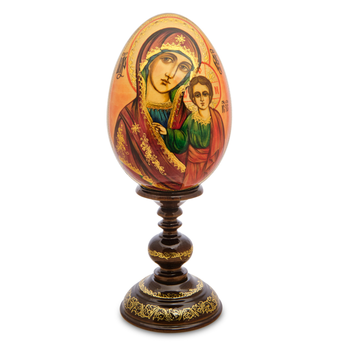 Яйцо-икона "Казанская Божья Матерь" Рябова